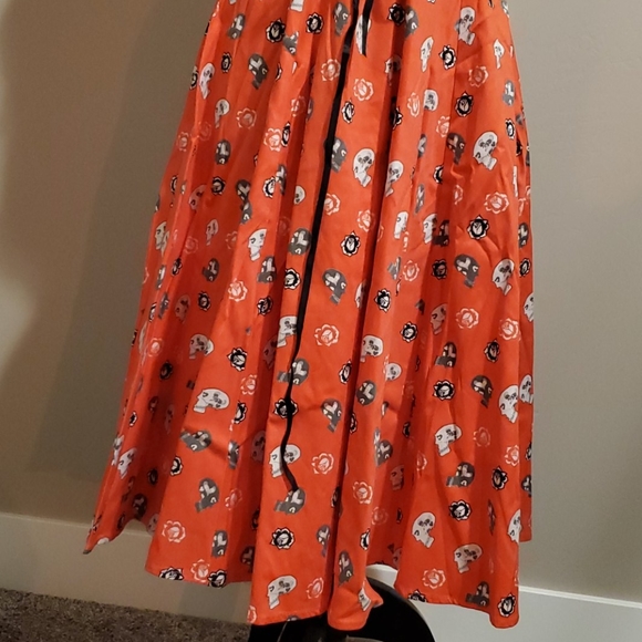 NWT RETRO 50s skull pinup rockabilly dress - Picture 12 of 15